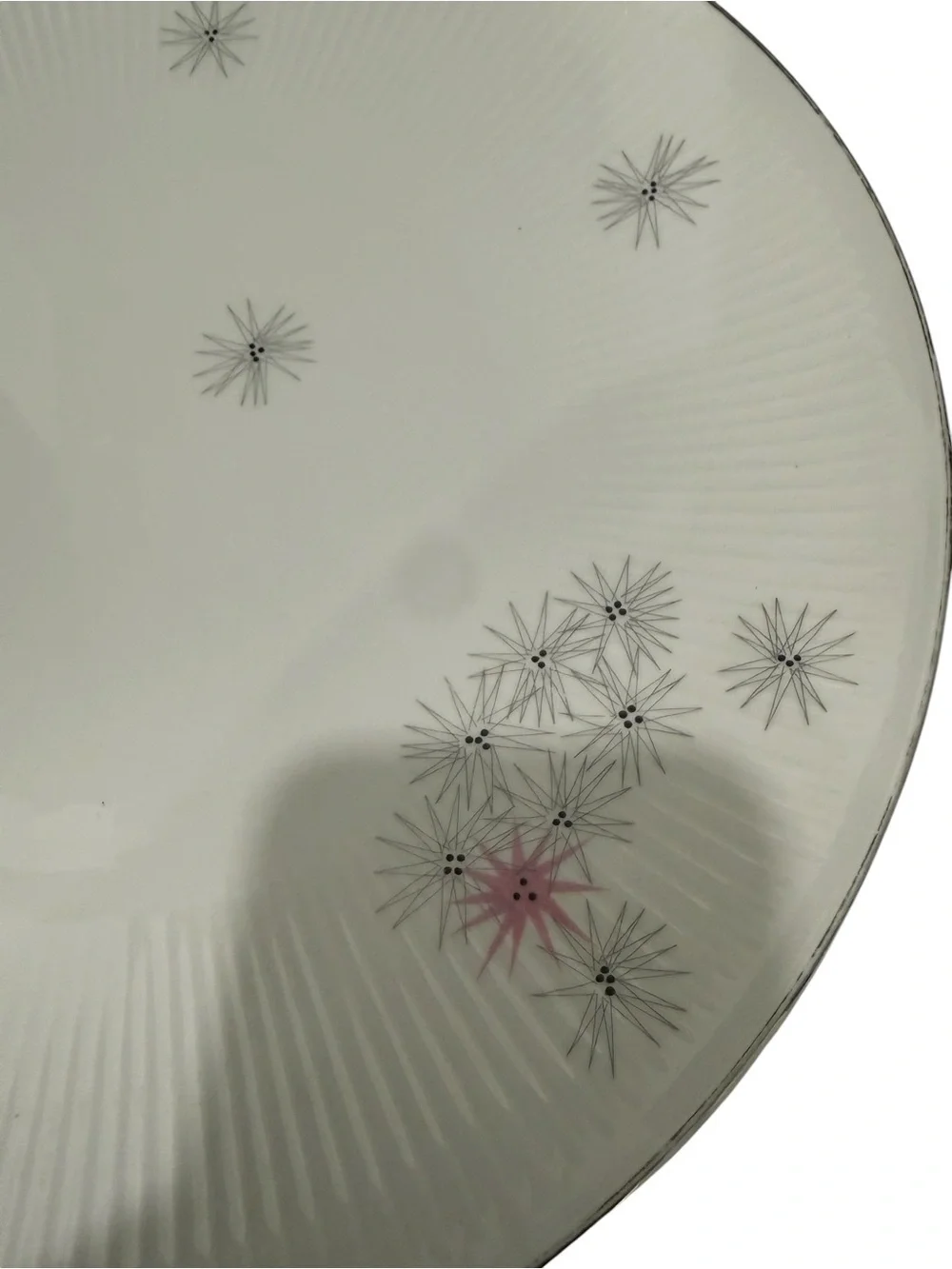 Thomas Germany Rosenthal Porcelain MCM Atomic Starburst Platter 7529 Design